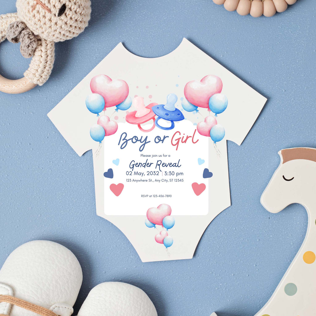 Gender Reveal Invitations
