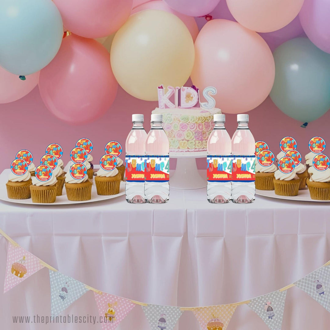 Jump 4 Joy Editable Water Label Template