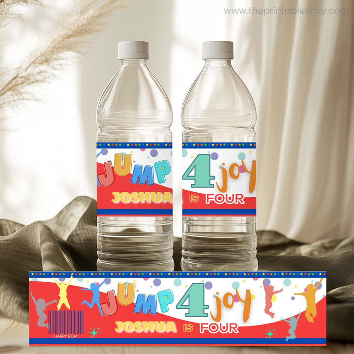 Jump 4 Joy Editable Water Label Template
