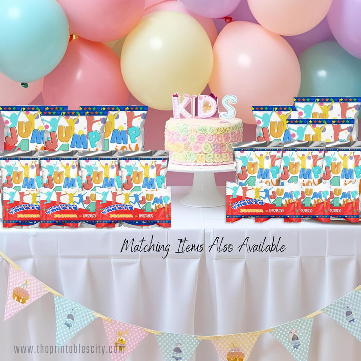 Jump 4 Joy Editable Goody Bag Label