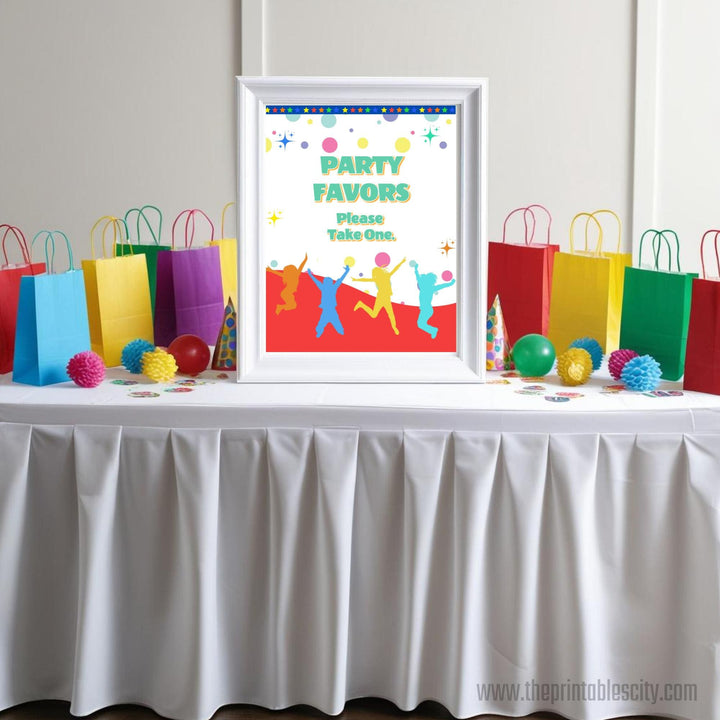 Jump Four Joy Editable Custom Sign