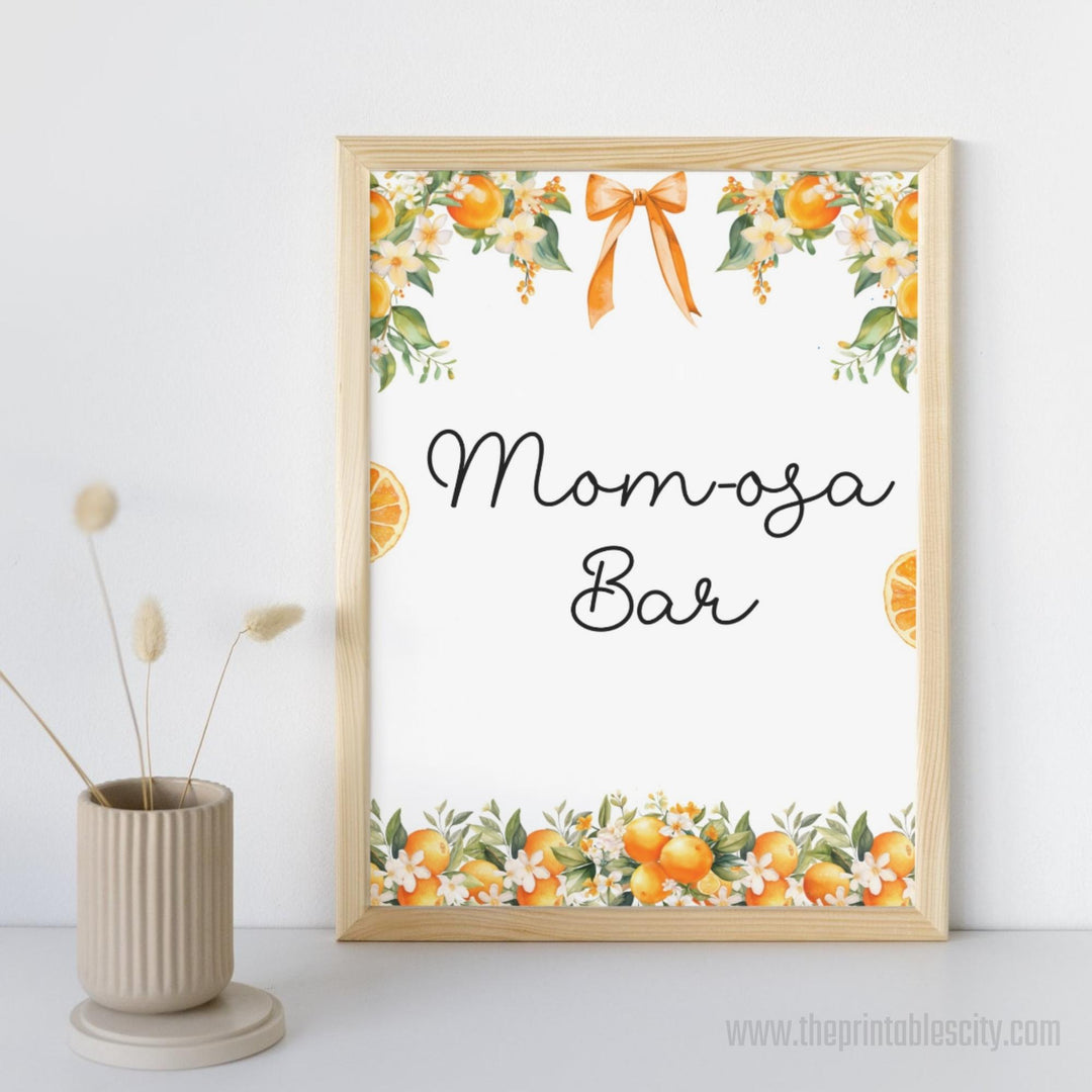 Editable Little Cutie Custom Sign Template for Baby Shower