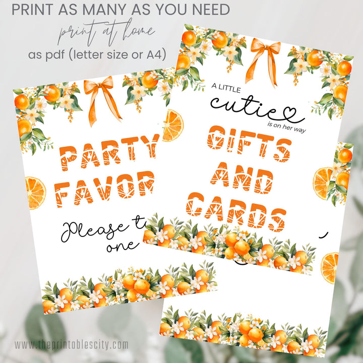 Editable Little Cutie Custom Sign Template for Baby Shower