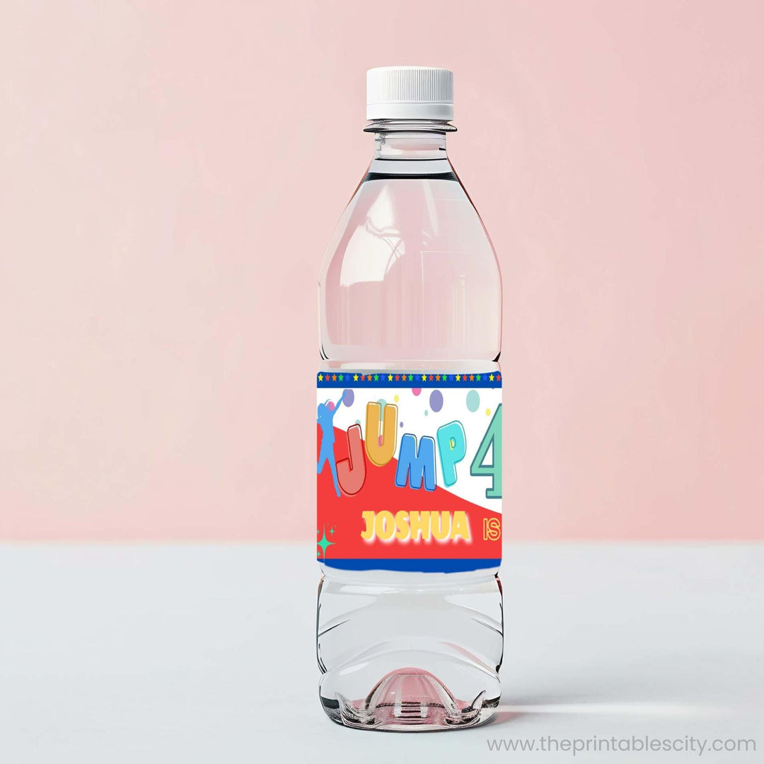 Jump 4 Joy Editable Water Label Template