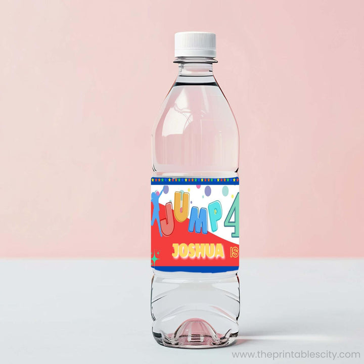 Jump 4 Joy Editable Water Label Template