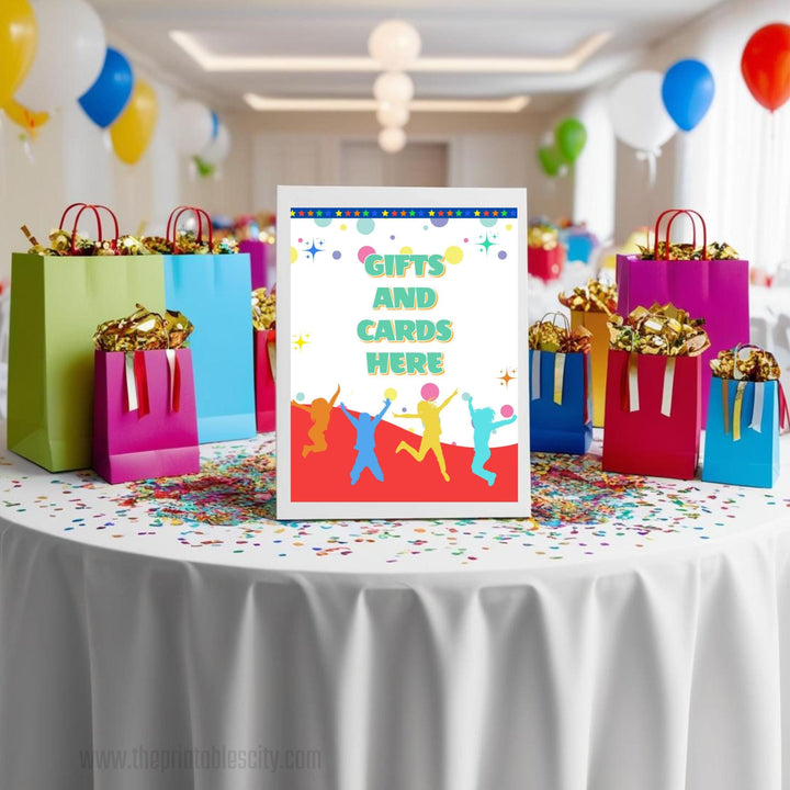 Jump Four Joy Editable Custom Sign